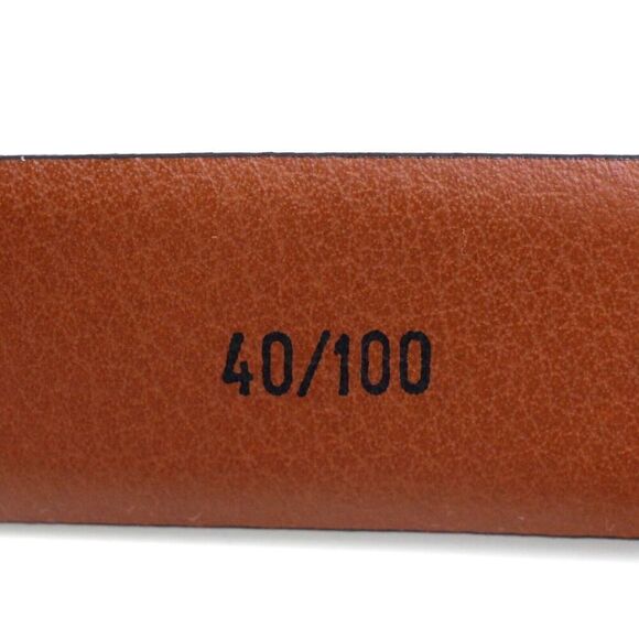 Men's Wearhouse REDDISH BROWN LEATHER 1 1/8"Wd CASUAL DRESS MENS BELT 40/100(90D - Picture 10 of 15